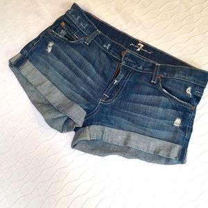 7 for All Mankind jean shorts
